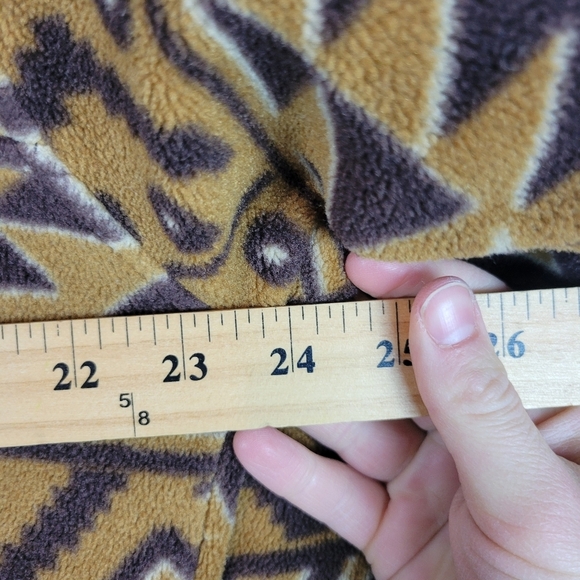 Patagonia Synchilla Snap T Pullover Fleece Montana Sieta Brown Aztec Size Medium - Picture 8 of 11